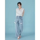 クロップトハーフジップスウェット | MURUA | 詳細画像8 