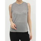 グレー | セミシアーノースリカットトップス | MURUA