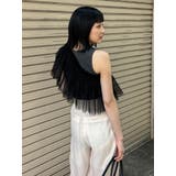 チュールフリルレイヤードタンクトップ | MURUA | 詳細画像15 