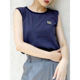 ネイビー | エンブロイダリーロゴタンク | MURUA