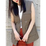 カーキ | カーゴポケットジレ | MURUA