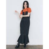 ブラック | デニムジャンパースカート | MURUA