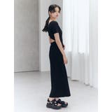 アシメネックバックオープンワンピース | MURUA | 詳細画像8 