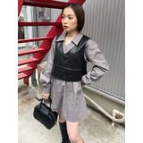 フェイクレザーベスト×シャツワンピースSET | MURUA | 詳細画像15