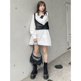 フェイクレザーベスト×シャツワンピースSET | MURUA | 詳細画像23