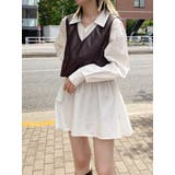 フェイクレザーベスト×シャツワンピースSET | MURUA | 詳細画像27