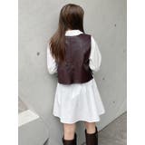 フェイクレザーベスト×シャツワンピースSET | MURUA | 詳細画像34