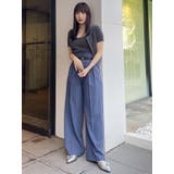 フェイクレザーベルトサスペンダーパンツ | MURUA | 詳細画像23 