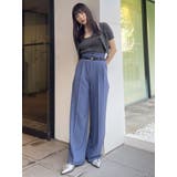 フェイクレザーベルトサスペンダーパンツ | MURUA | 詳細画像24 