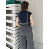 フェイクレザーベルトサスペンダーパンツ | MURUA | 詳細画像28 