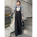 フェイクレザーベルトサスペンダーパンツ | MURUA | 詳細画像48 