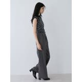 フェイクレザーベルトサスペンダーパンツ | MURUA | 詳細画像6 