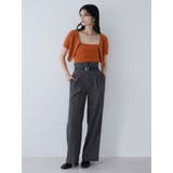 フェイクレザーベルトサスペンダーパンツ | MURUA | 詳細画像7 