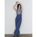 フェイクレザーベルトサスペンダーパンツ | MURUA | 詳細画像8 