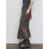 ブラウン | シャーリングスカート | MURUA