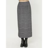 ウェーブチェックナロースカート | MURUA | 詳細画像13 