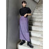 ウェーブチェックナロースカート | MURUA | 詳細画像4 