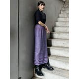 ウェーブチェックナロースカート | MURUA | 詳細画像5 