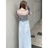 デニムフロントオープンロングスカート | MURUA | 詳細画像10 