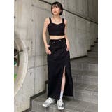 デニムフロントオープンロングスカート | MURUA | 詳細画像11 