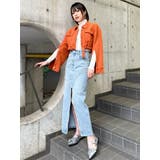 デニムフロントオープンロングスカート | MURUA | 詳細画像23 