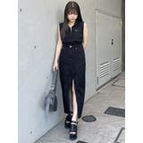 デニムフロントオープンロングスカート | MURUA | 詳細画像24 