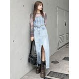 デニムフロントオープンロングスカート | MURUA | 詳細画像8 