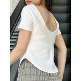 バックシャンリブカットソー | MURUA | 詳細画像1 