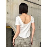 バックシャンリブカットソー | MURUA | 詳細画像13 