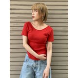 バックシャンリブカットソー | MURUA | 詳細画像17 