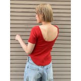 バックシャンリブカットソー | MURUA | 詳細画像18 