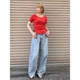 バックシャンリブカットソー | MURUA | 詳細画像19 