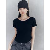 バックシャンリブカットソー | MURUA | 詳細画像5 