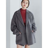 モカ | ウール混オーバーテーラードジャケット | MURUA