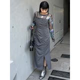 アシメギャザーキャミワンピース | MURUA | 詳細画像2 