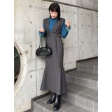 サイドベルトマーメイドジャンパースカート | MURUA | 詳細画像11