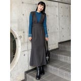 サイドベルトマーメイドジャンパースカート | MURUA | 詳細画像12