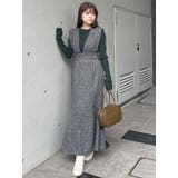 サイドベルトマーメイドジャンパースカート | MURUA | 詳細画像13