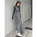 サイドベルトマーメイドジャンパースカート | MURUA | 詳細画像14