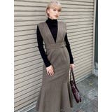 サイドベルトマーメイドジャンパースカート | MURUA | 詳細画像18