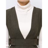 サイドベルトマーメイドジャンパースカート | MURUA | 詳細画像23