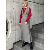 サイドベルトマーメイドジャンパースカート | MURUA | 詳細画像3