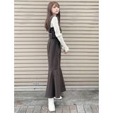 サイドベルトマーメイドジャンパースカート | MURUA | 詳細画像7