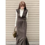 サイドベルトマーメイドジャンパースカート | MURUA | 詳細画像9