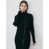 アシメZIPニットワンピース | MURUA | 詳細画像8