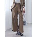 ベージュ | ヘムアジャストタックパンツ | MURUA