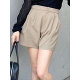 ベージュ | タックショートパンツ | MURUA