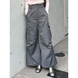 グレー | 2WAYリボンベルトカーゴパンツ | MURUA