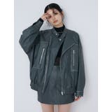 ヴィンテージライクフェイクレザーミニスカート | MURUA | 詳細画像16 