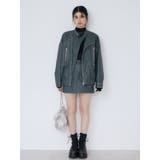 ヴィンテージライクフェイクレザーミニスカート | MURUA | 詳細画像17 